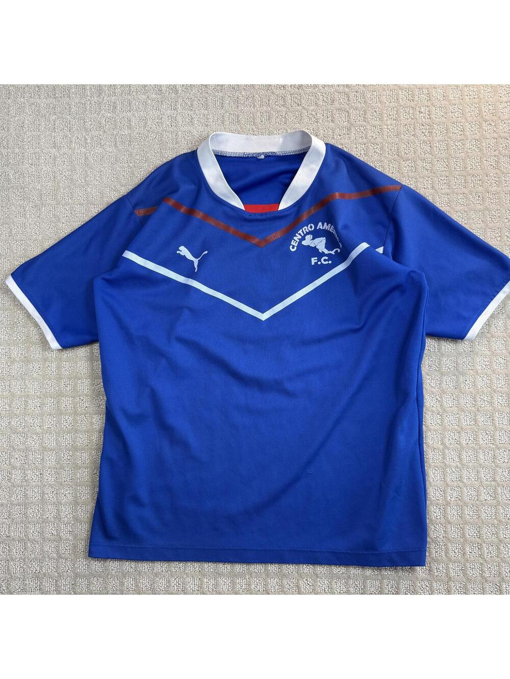 Puma Centro America FC Vintage Soccer Jersey Blue
